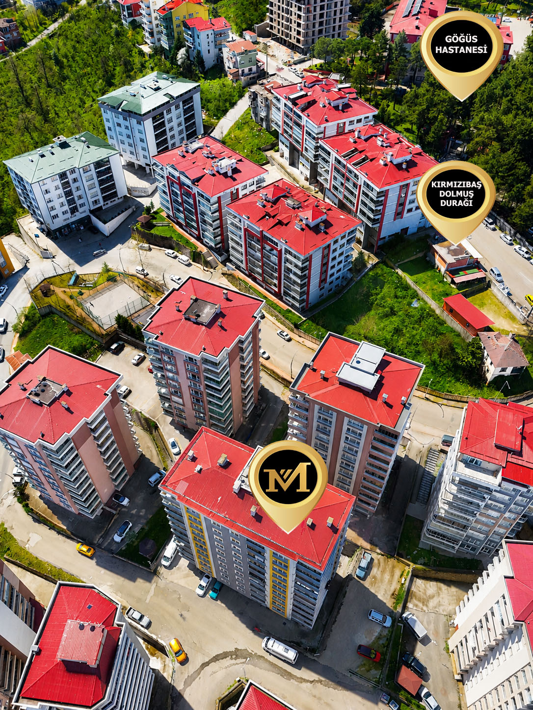 MABEL'DEN GEDİKKAYA MH. YENİ BİNA MANZARALI SATILIK DAİRE